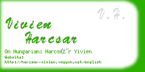 vivien harcsar business card